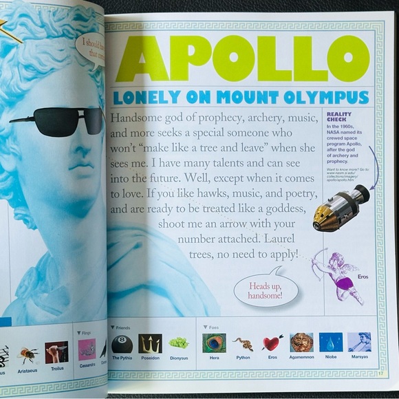 Mythlopedia Oh My Gods Scholastic Greek Mythology Paperback Book - Picture 9 of 14